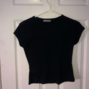 black t-shirt
